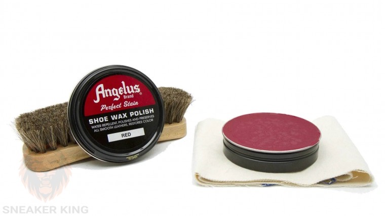 Віск для шкіри Angelus shoe wax Red (червоний) made in USA